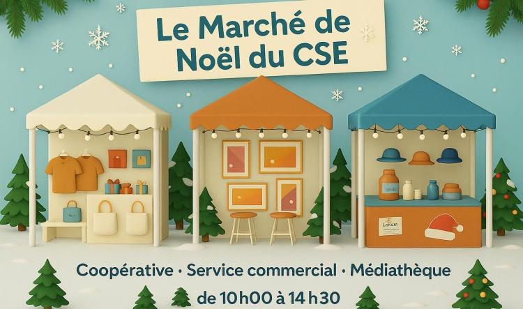 Le Marché de Noêl arrive dans votre CSE