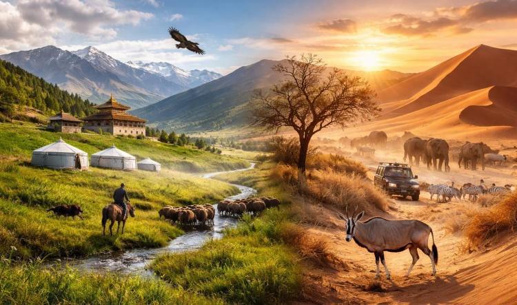 Deux horizons d’exception : cap sur la Mongolie et la Namibie