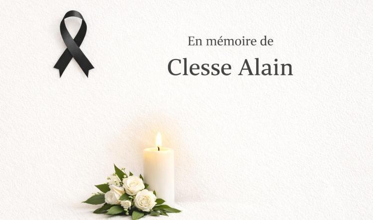 Minute de silence pour Alain Clesse.