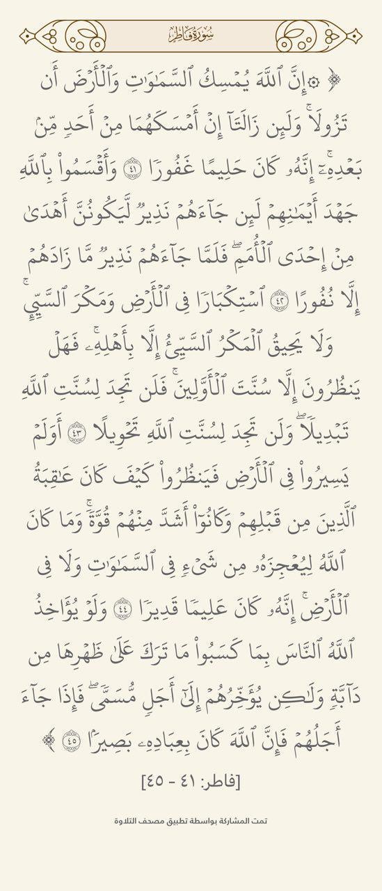 سورة فاطر سورة فاطر