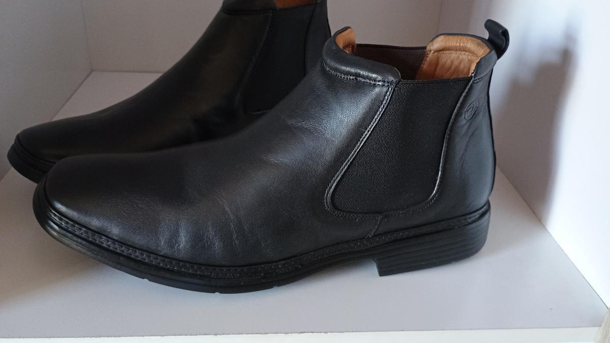 botina de couro botina de couro