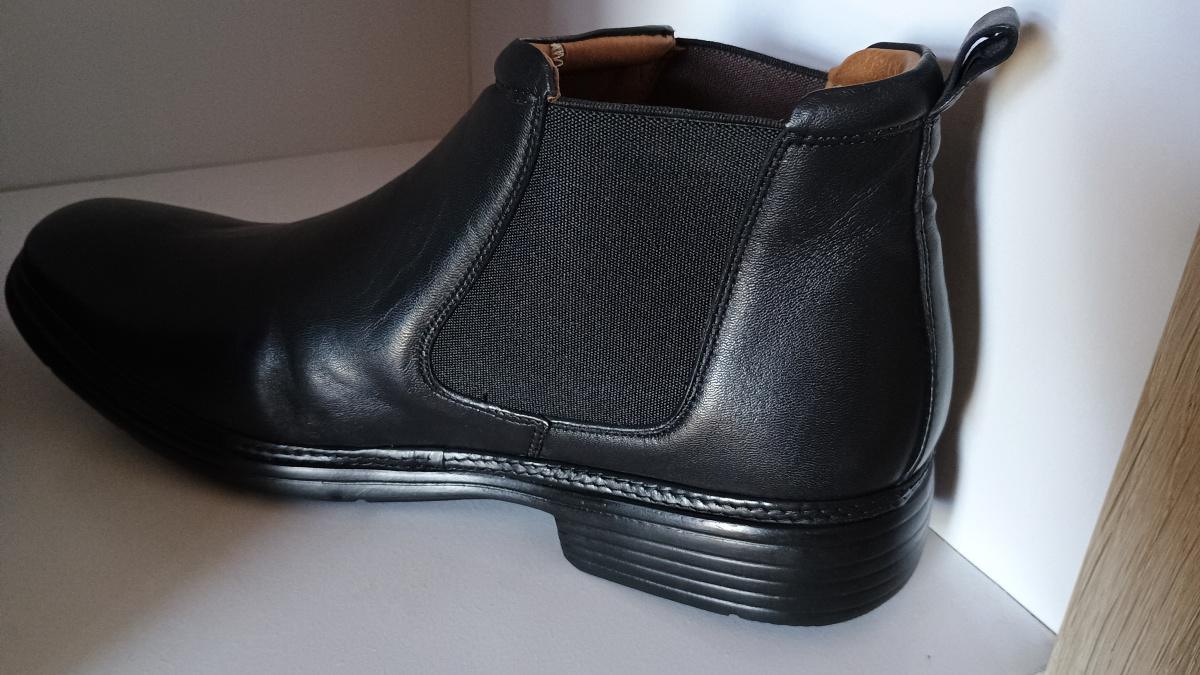 botina de couro botina de couro