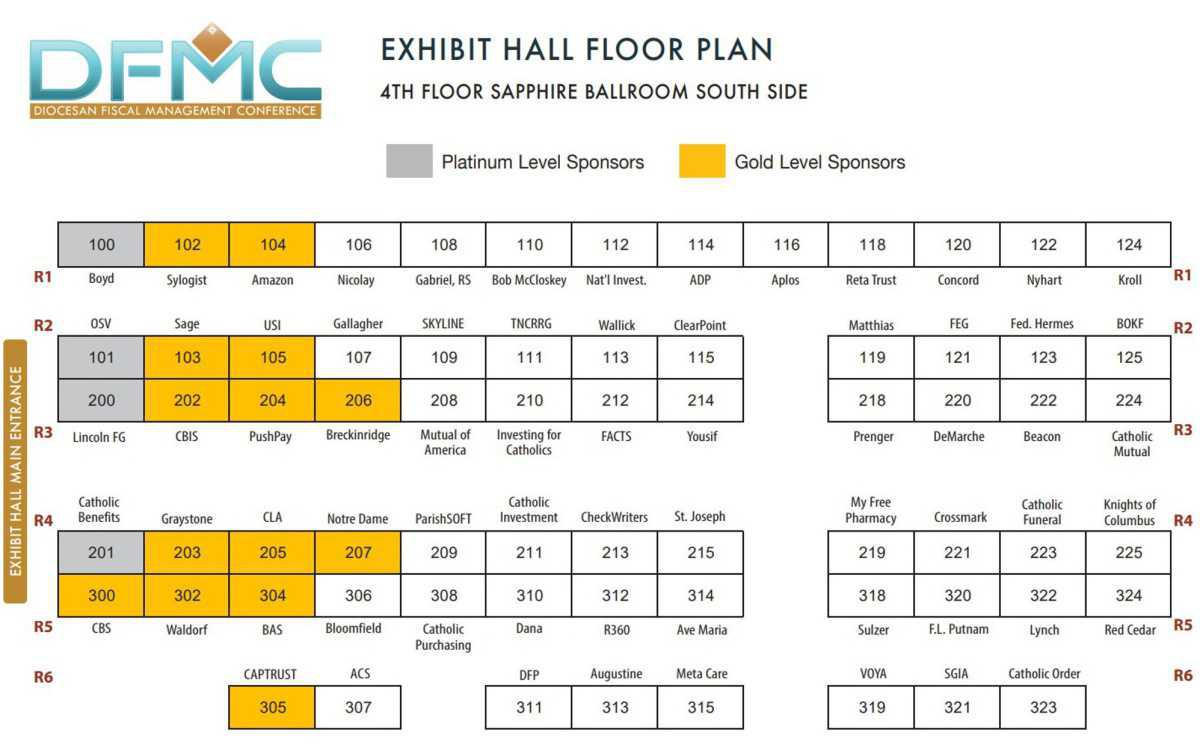 Exhibit Hall Diagram