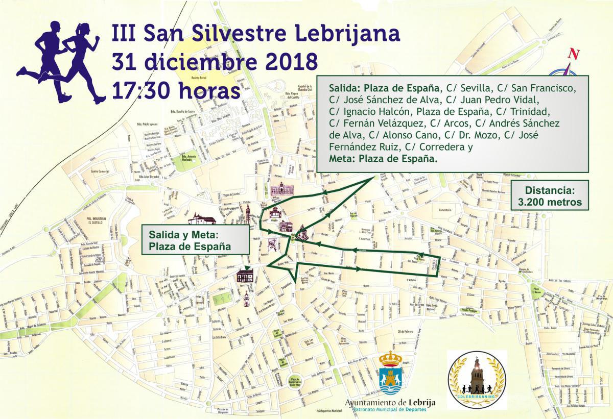 La III San Silvestre Lebrijana se celebrará el próximo 31 de diciembre