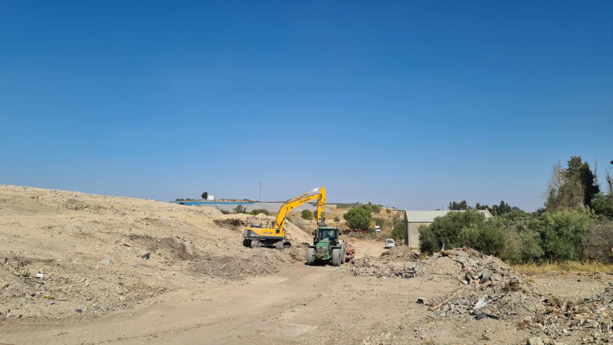 La recuperación medioambiental del antiguo vertedero de Lebrija permitirá la restauración de más de 32.000 metros de superficie