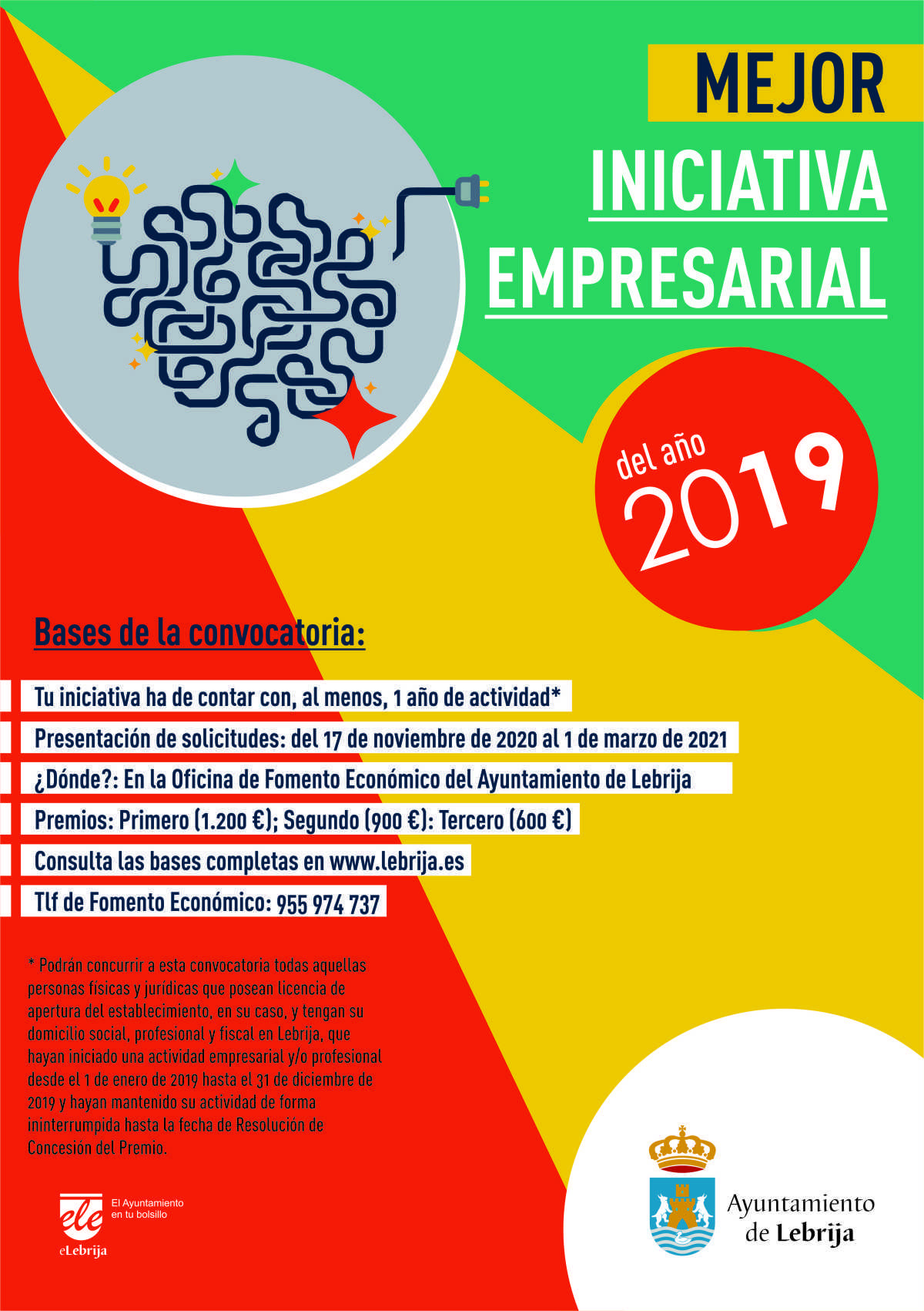 Abierto el plazo para participar en el premio “Mejor Iniciativa Empresarial 2019"