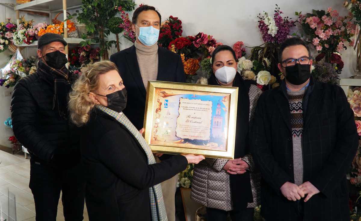 Floristería El Cortinal, se hace con el premio Mejor escaparate de la Navidad lebrijana