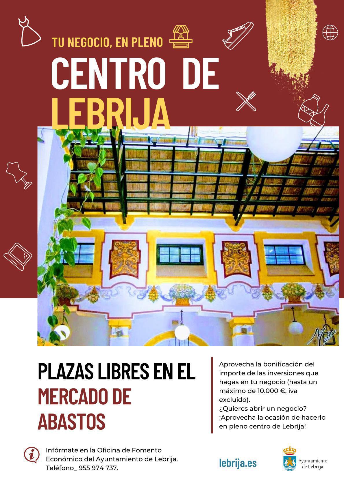 Salen a licitación 12 puestos comerciales disponibles en el Mercado Municipal de Abastos de Lebrija