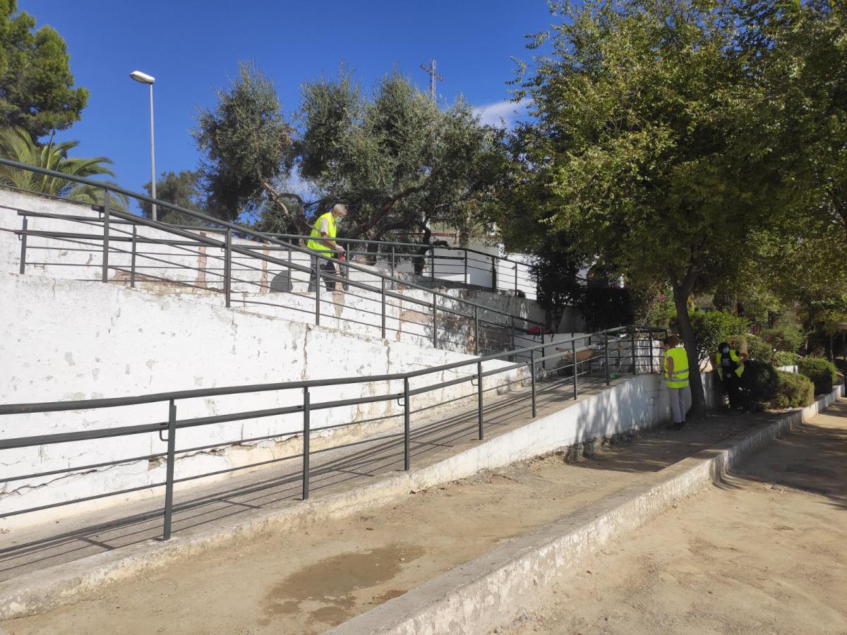 El Ayuntamiento comienza a ejecutar un proyecto de mejora de la accesibilidad en distintas zonas de Lebrija