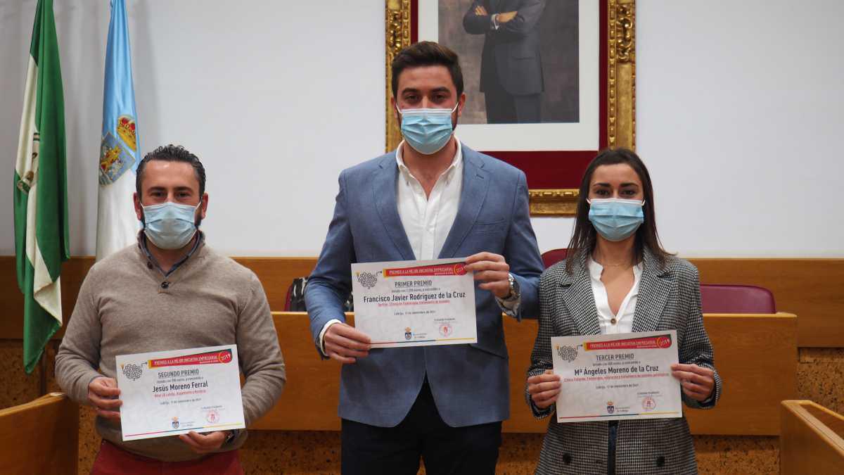 El alcalde entrega los premios a las mejores iniciativas empresariales de Lebrija
