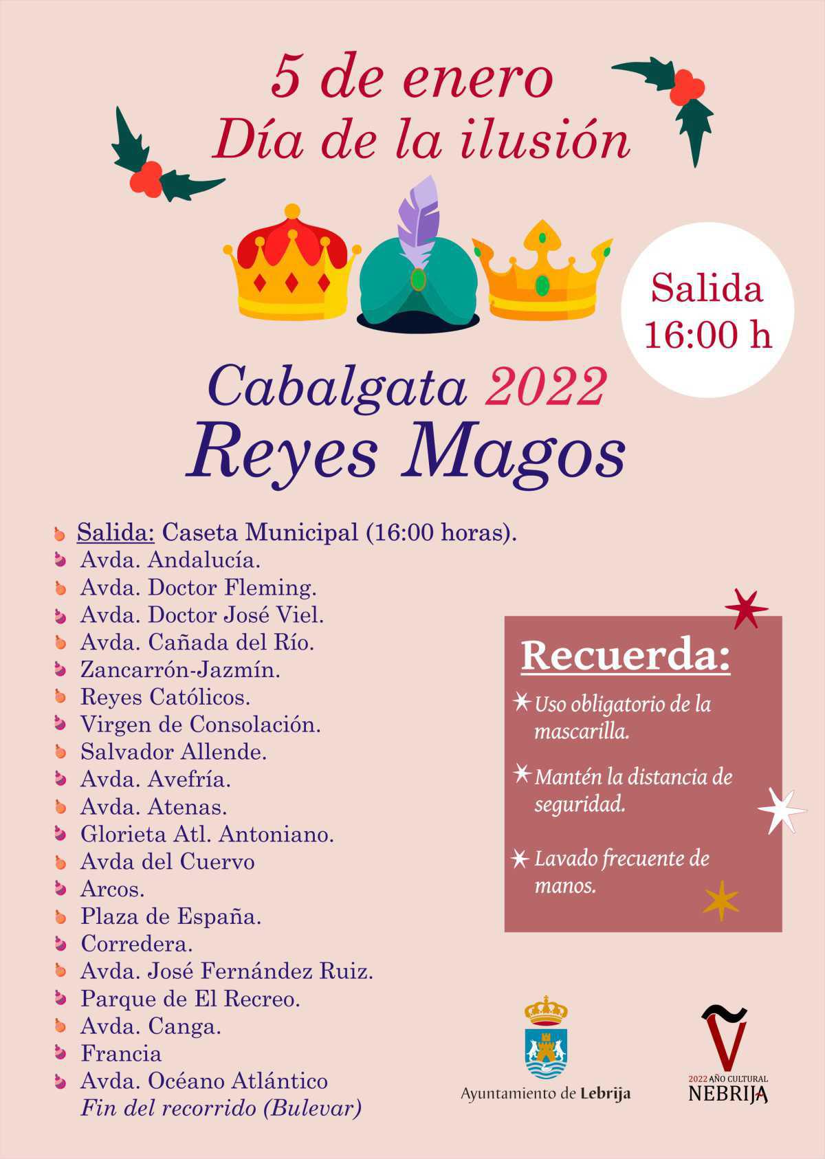 La Cabalgata de Reyes ya recorre las calles de Lebrija