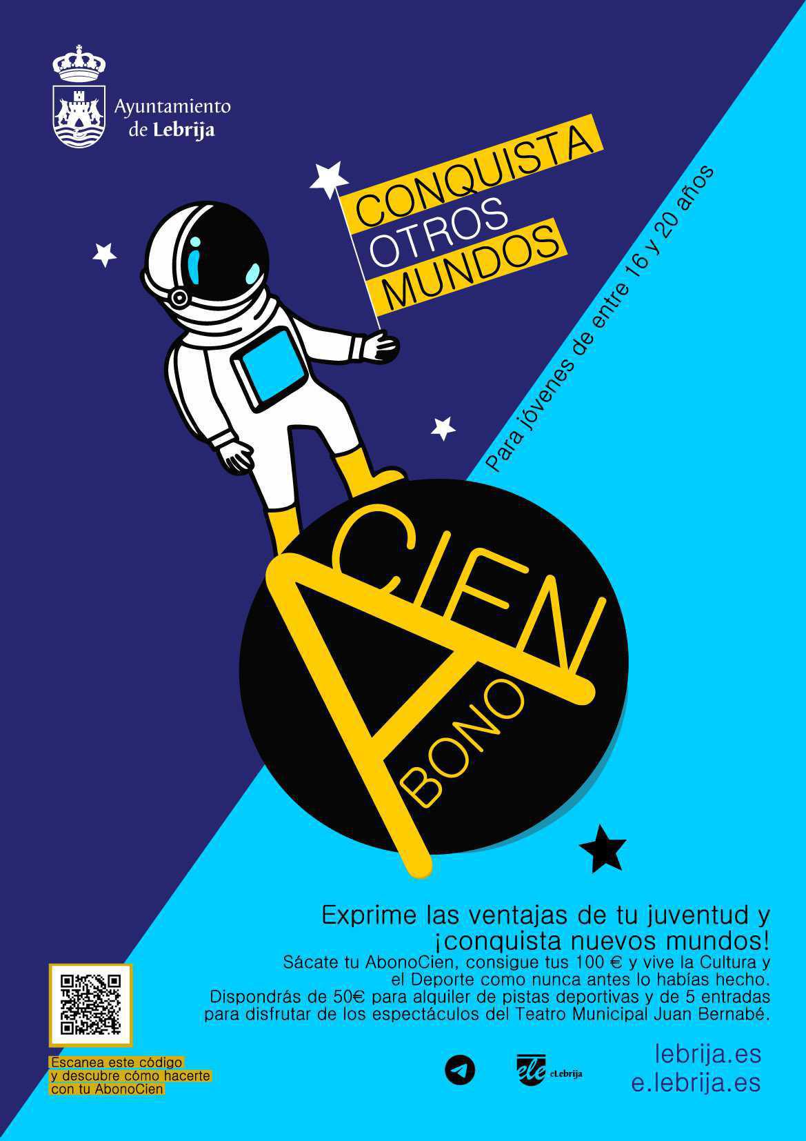 Hasta el próximo 16 de enero se puede solicitar el AbonoCien, una iniciativa dirigida a jóvenes de entre 16 y 20 años Hasta el próximo 16 de enero se puede solicitar el AbonoCien, una iniciativa dirigida a jóvenes de entre 16 y 20 años
