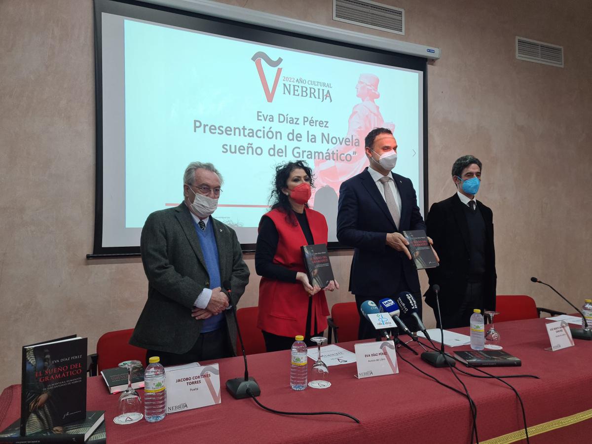 La nueva novela de Eva Díaz Pérez rinde homenaje al humanista Elio Antonio de Nebrija en el año de su V Centenario