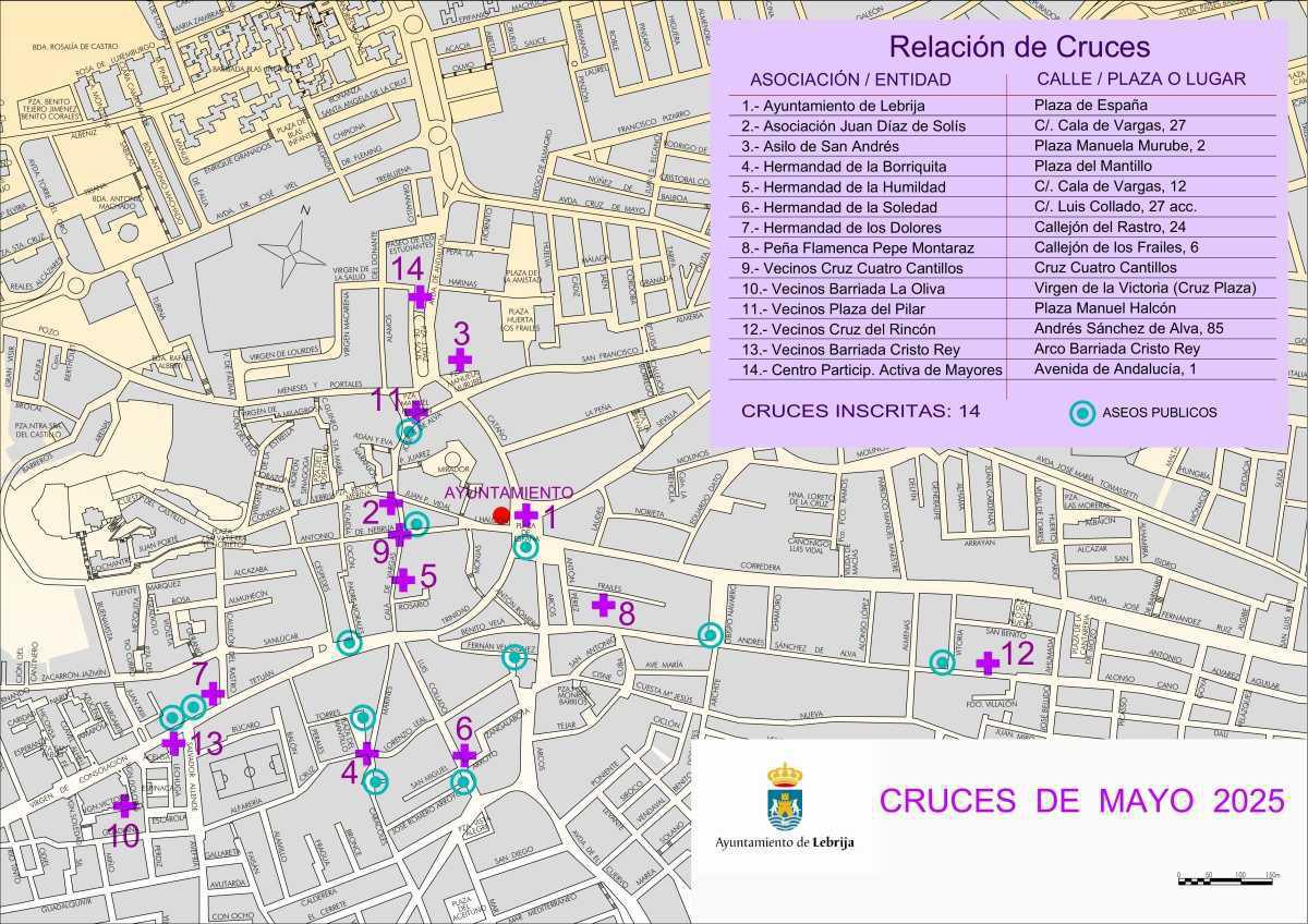 Catorce cruces para celebrar la Fiesta de las Mujeres