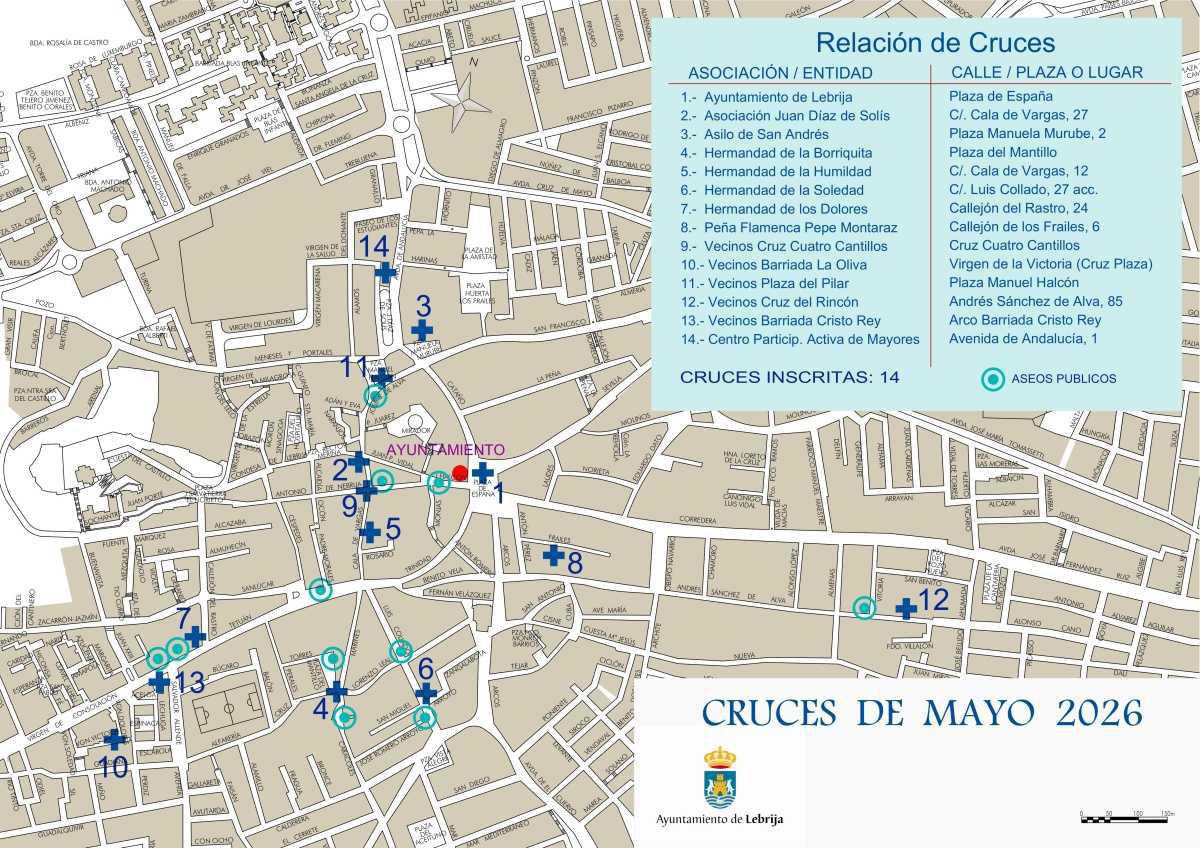 Catorce cruces para celebrar la Fiesta de las Mujeres