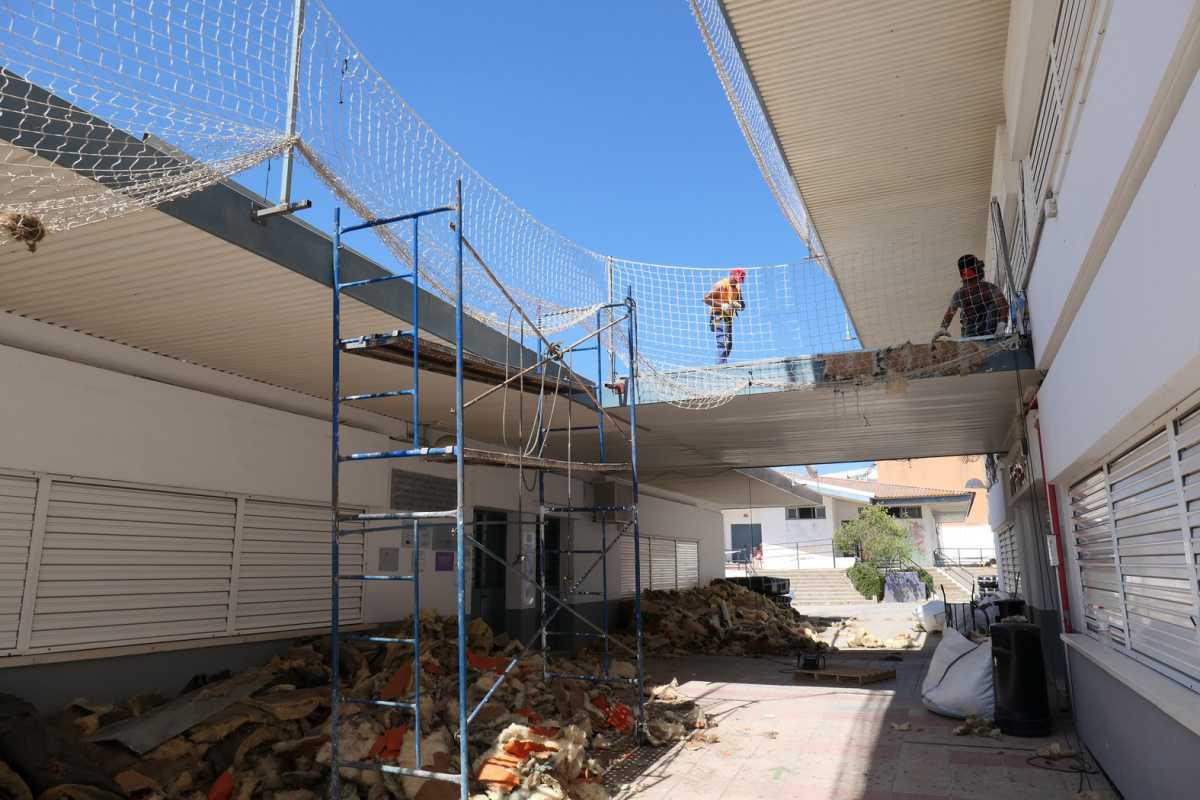 Las obras de retirada de amianto en el IES El Fontanal de Lebrija finalizarán a principios de septiembre