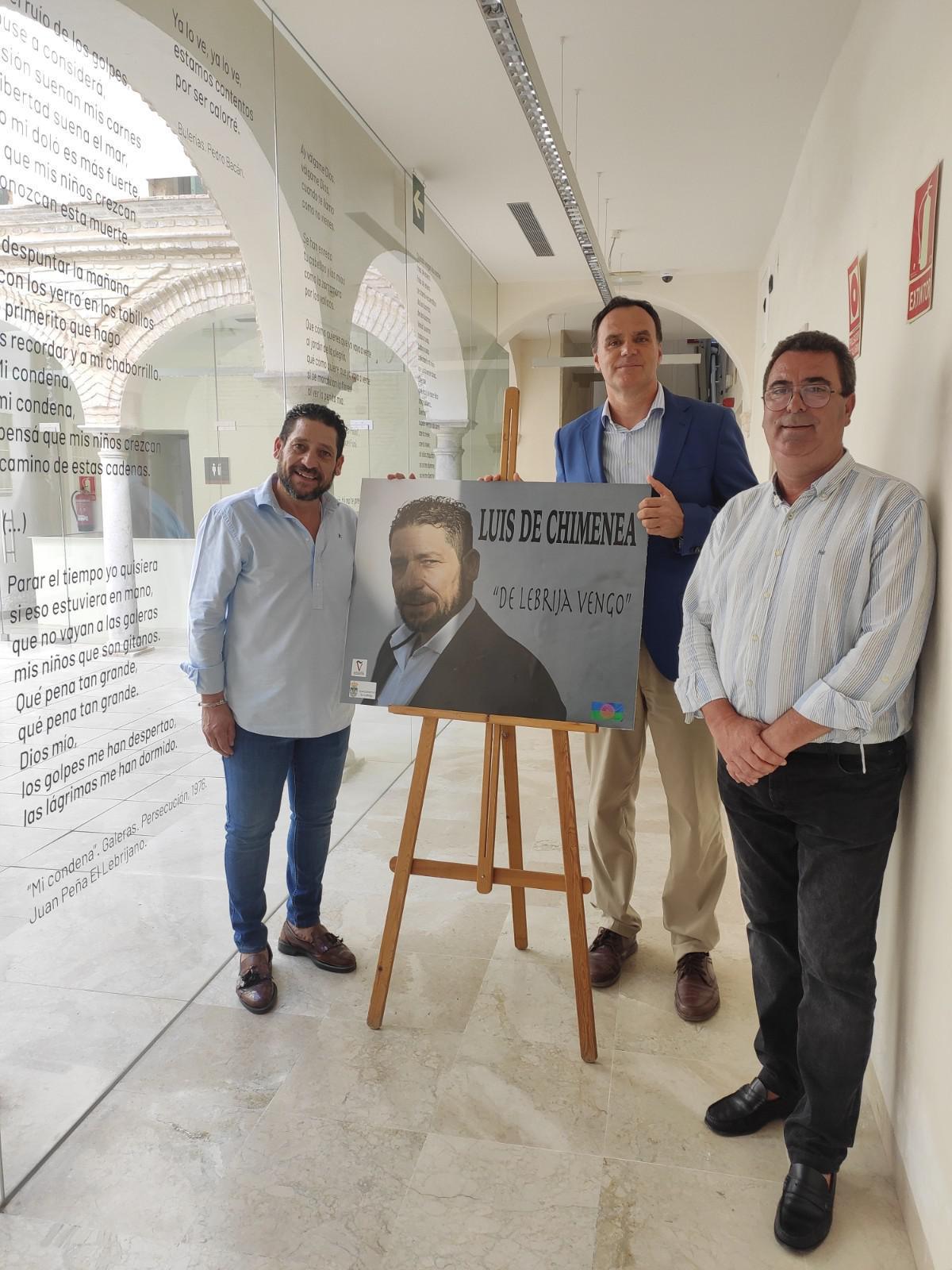 El cantaor lebrijano Luis de Chimenea presentará su nuevo disco el 11 de octubre en el Teatro Municipal El cantaor lebrijano Luis de Chimenea presentará su nuevo disco el 11 de octubre en el Teatro Municipal