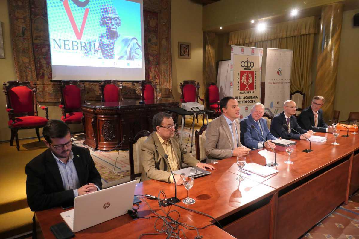 El alcalde de Lebrija participa en la Jornada conmemorativa por el V Centenario de la muerte de Elio Antonio de Nebrija en la Real Academia de Córdoba