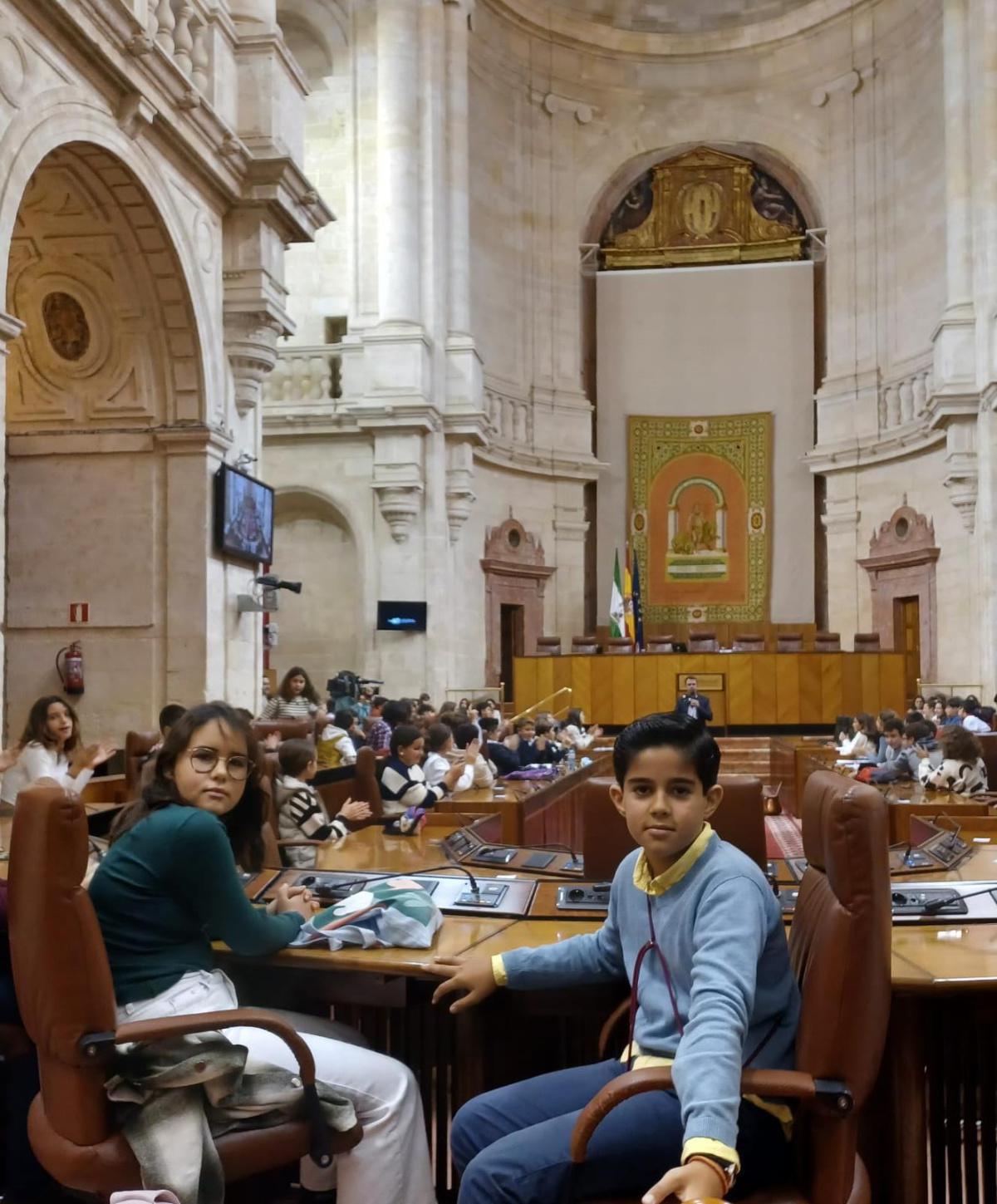 Lebrija, presente en el XIV Parlamento infantil de Andalucía organizado por UNICEF Lebrija, presente en el XIV Parlamento infantil de Andalucía organizado por UNICEF