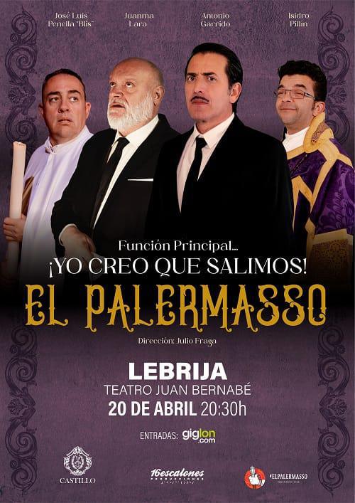 El Palermasso presentará en Lebrija su nueva obra de teatro de humor cofrade el próximo 20 de abril