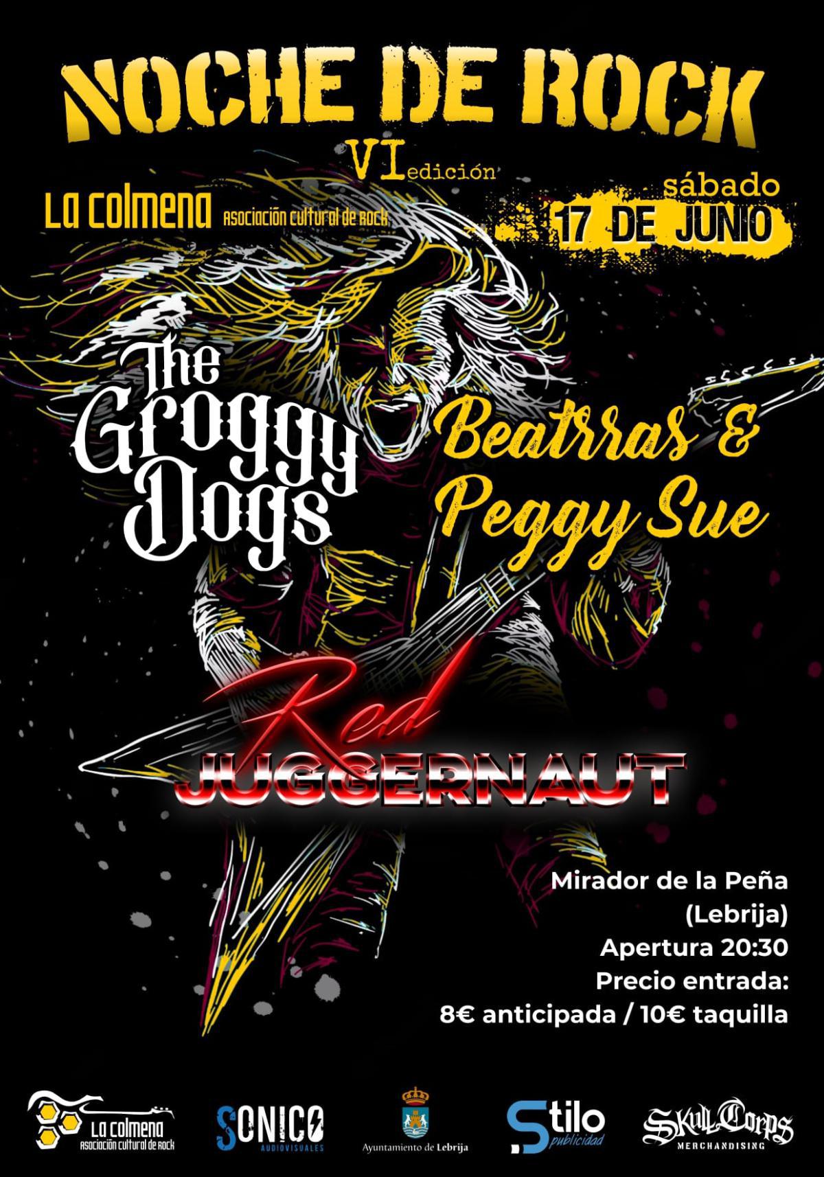  La VI edición de la Noche de Rock se celebrará el próximo 17 de junio en el Mirador de la Peña 