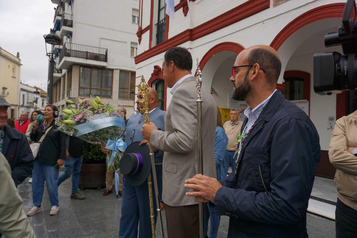 La Hermandad del Rocío de Lebrija inicia su peregrinar a la Aldea del Rocío La Hermandad del Rocío de Lebrija inicia su peregrinar a la Aldea del Rocío