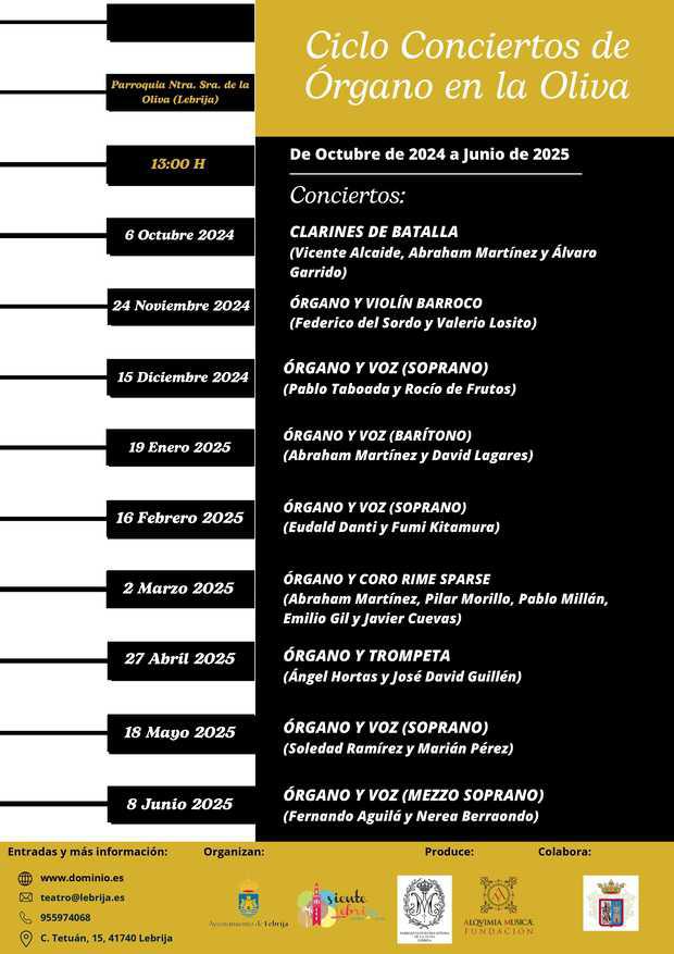 Presentado un Ciclo de Conciertos de Órgano en la Parroquia Nuestra Señora de la Oliva