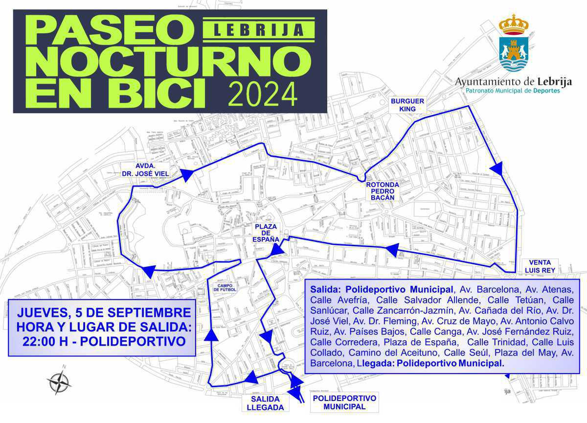 Este jueves se celebra el Paseo Nocturno en Bici Este jueves se celebra el Paseo Nocturno en Bici