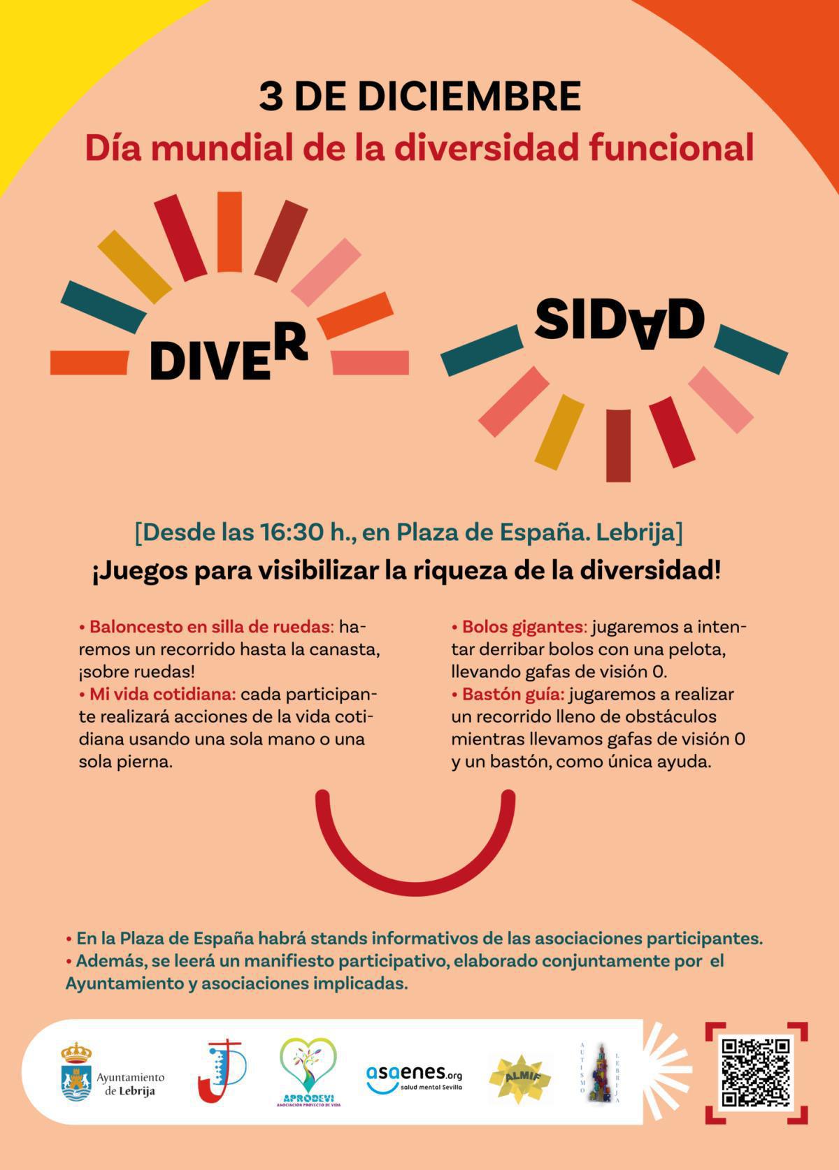 Jugar para la diversidad, la propuesta municipal para conmemora el Día Internacional de las personas con diversidad funcional  Jugar para la diversidad, la propuesta municipal para conmemora el Día Internacional de las personas con diversidad funcional