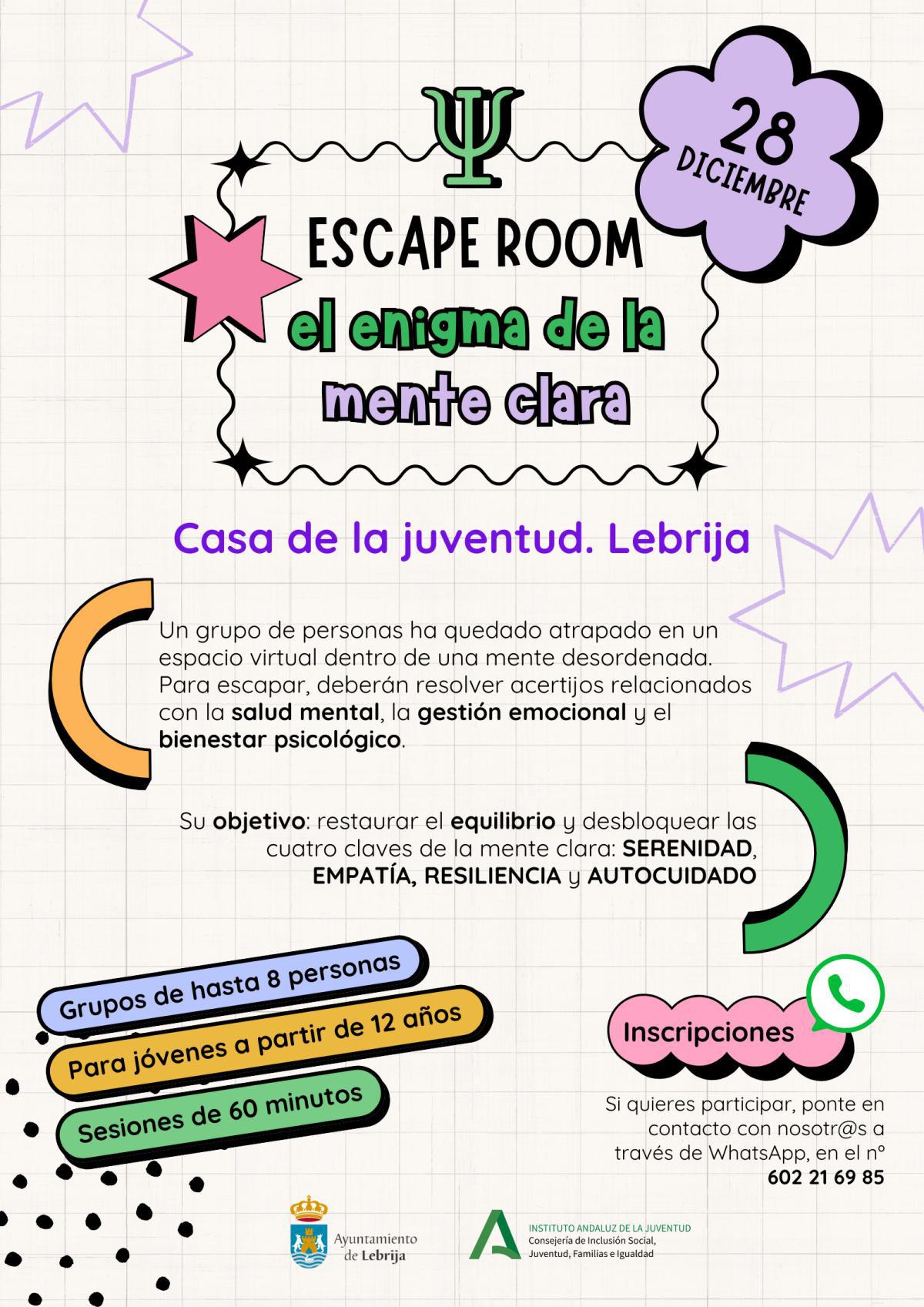 El pasado sábado se celebraró un nuevo escape room en Lebrija