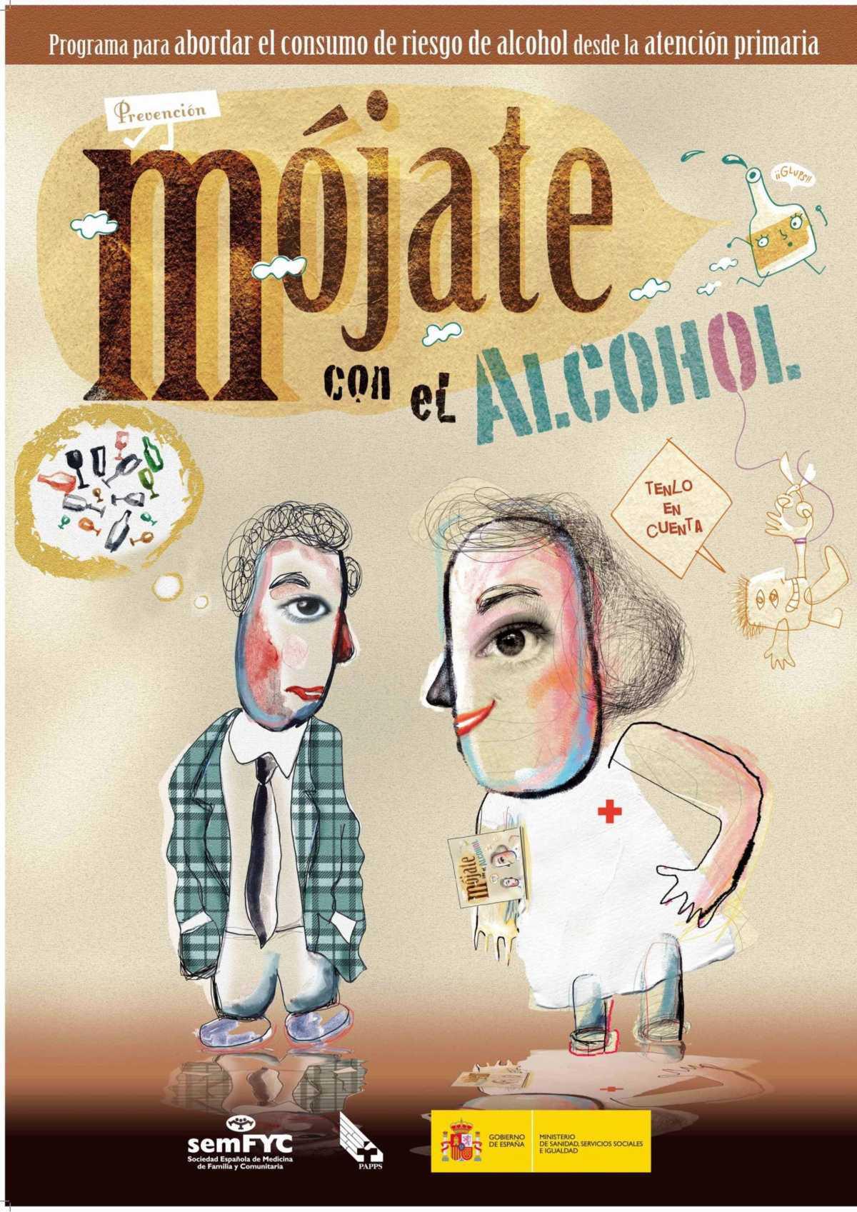 Abierto el plazo para participar en el curso Mójate con el alcohol. Abordar el consumo de riesgo de alcohol desde atención primaria