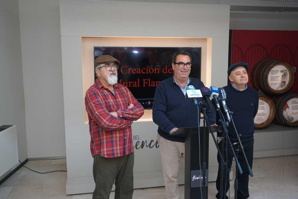 Se presenta un documental sobre el proceso creativo del mural que se encuentra en el entorno del Centro del Flamenco