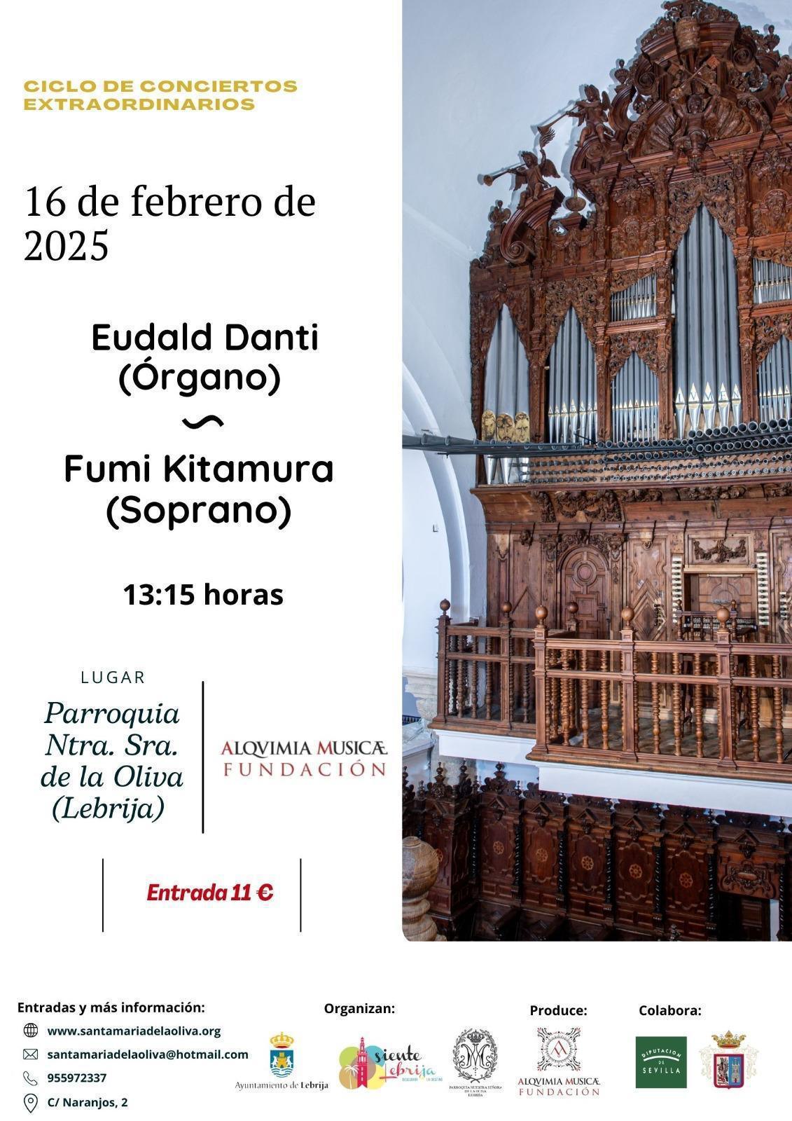 Nueva propuesta del ciclo de conciertos de órgano de la Parroquia Nuestra Señora de la Oliva con artistas internacionales Nueva propuesta del ciclo de conciertos de órgano de la Parroquia Nuestra Señora de la Oliva con artistas internacionales
