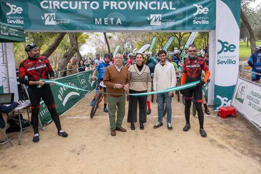 Celebrada con éxito en Lebrija la sexta prueba del Circuito provincial BTT Rally