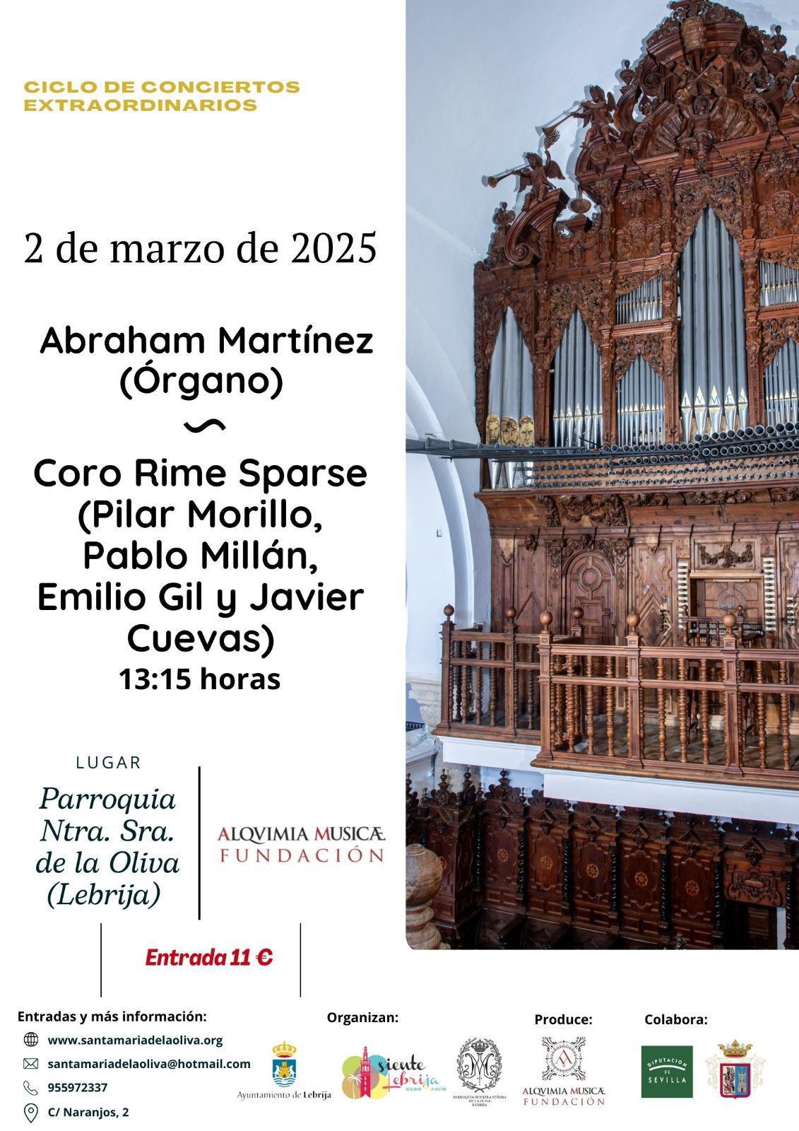 Nueva propuesta del ciclo de conciertos de órgano de la Parroquia Nuestra Señora de la Oliva