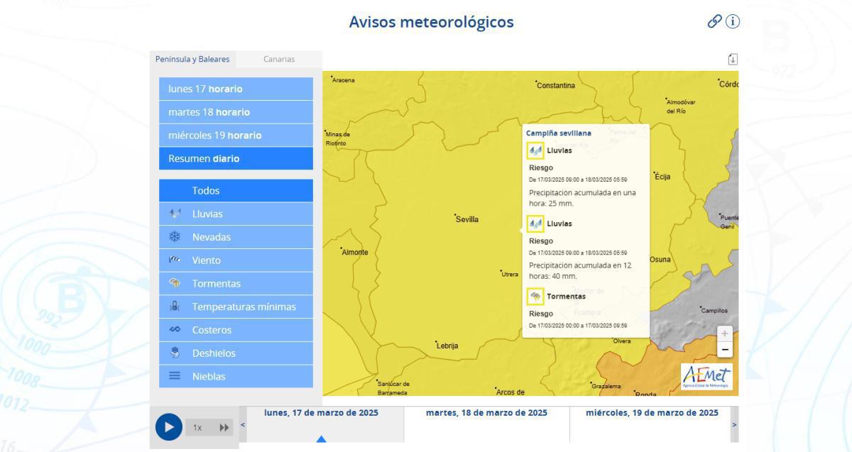 El Ayuntamiento mantiene el cierre parques públicos y zonas arboladas con carácter preventivo dada la previsión de precipitaciones durante esta semana