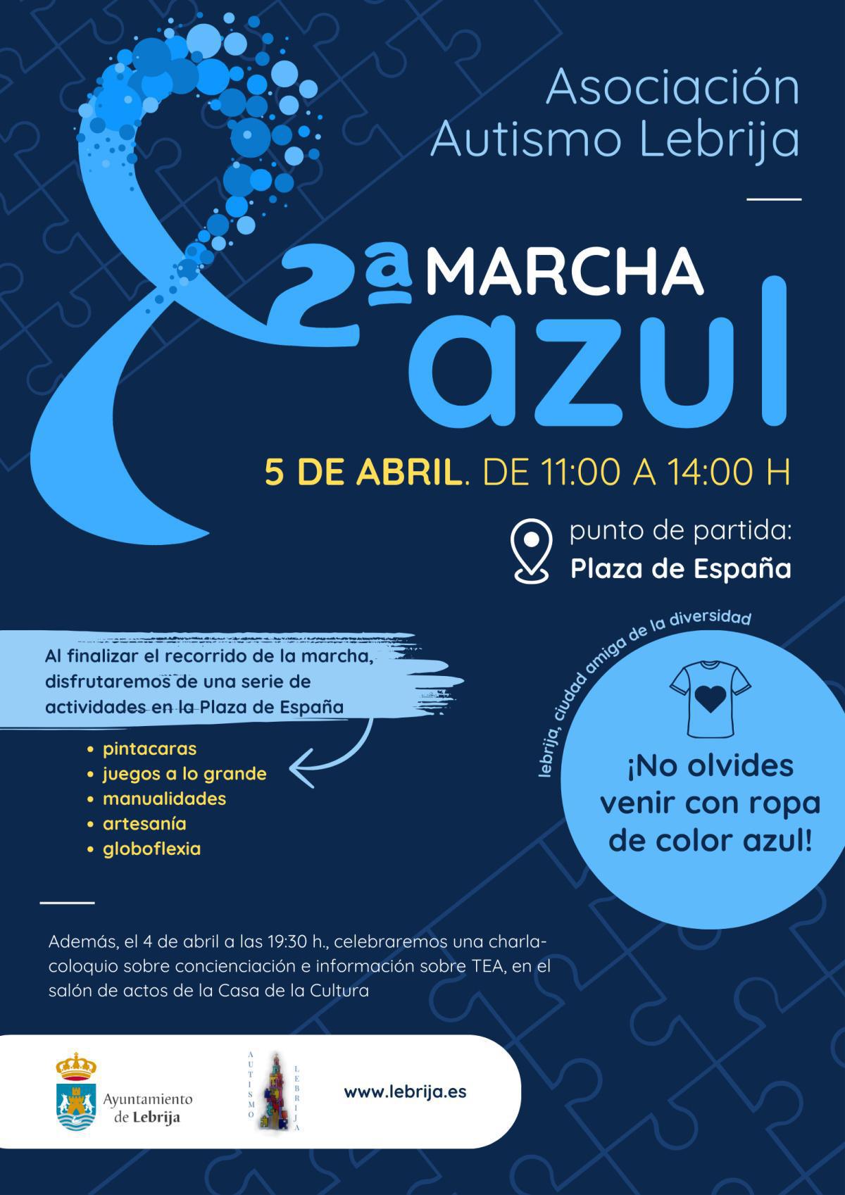 El 5 de abril tendrá lugar en Lebrija una marcha con motivo del Día Internacional del Autismo