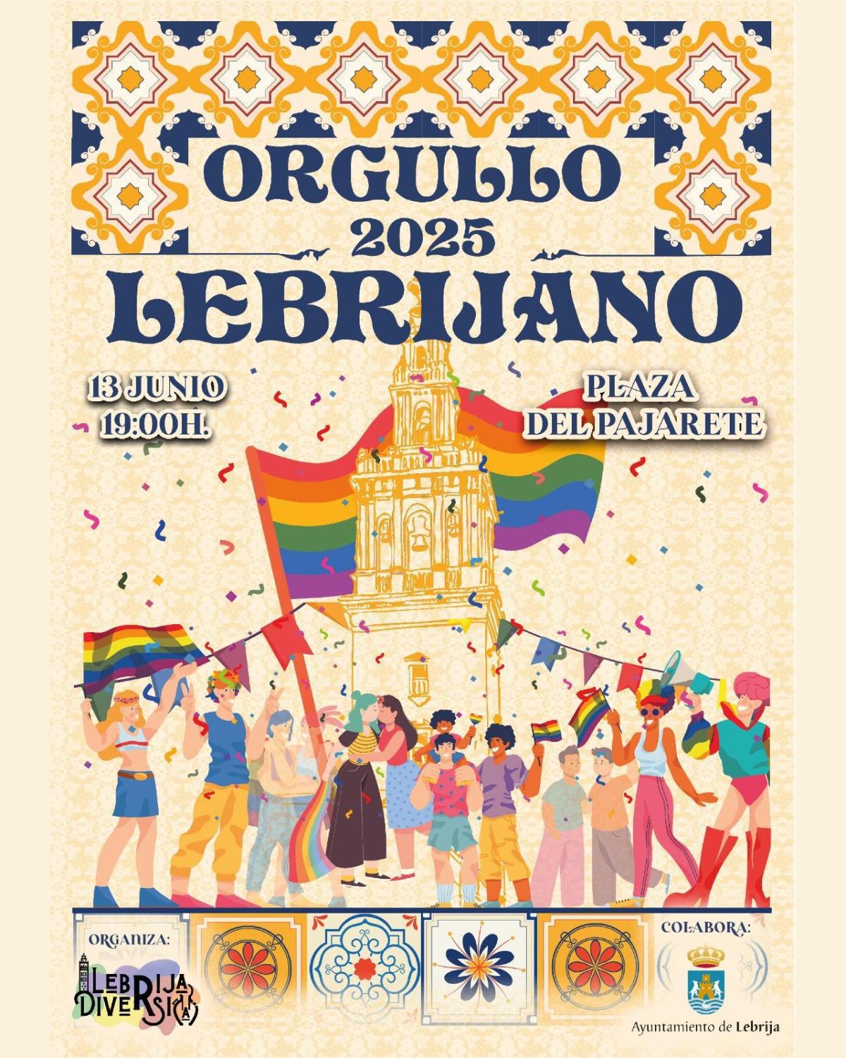 La Asociación LGTBIQ+ Lebrija Diversidad el cartel y la nueva edición del Orgullo Lebrijano 