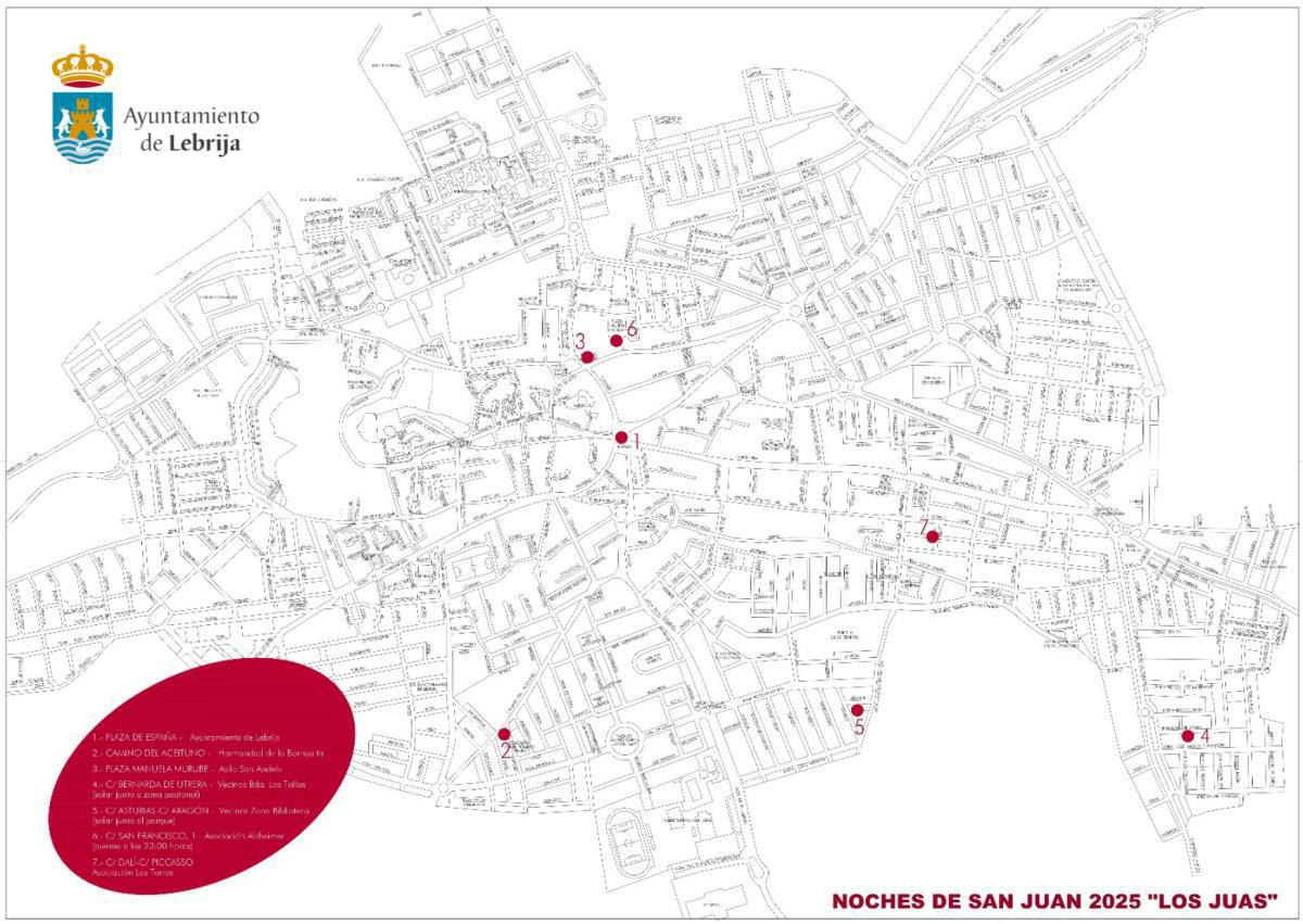 Este martes 24 junio se celebrará la festividad de San Juan en Lebrija