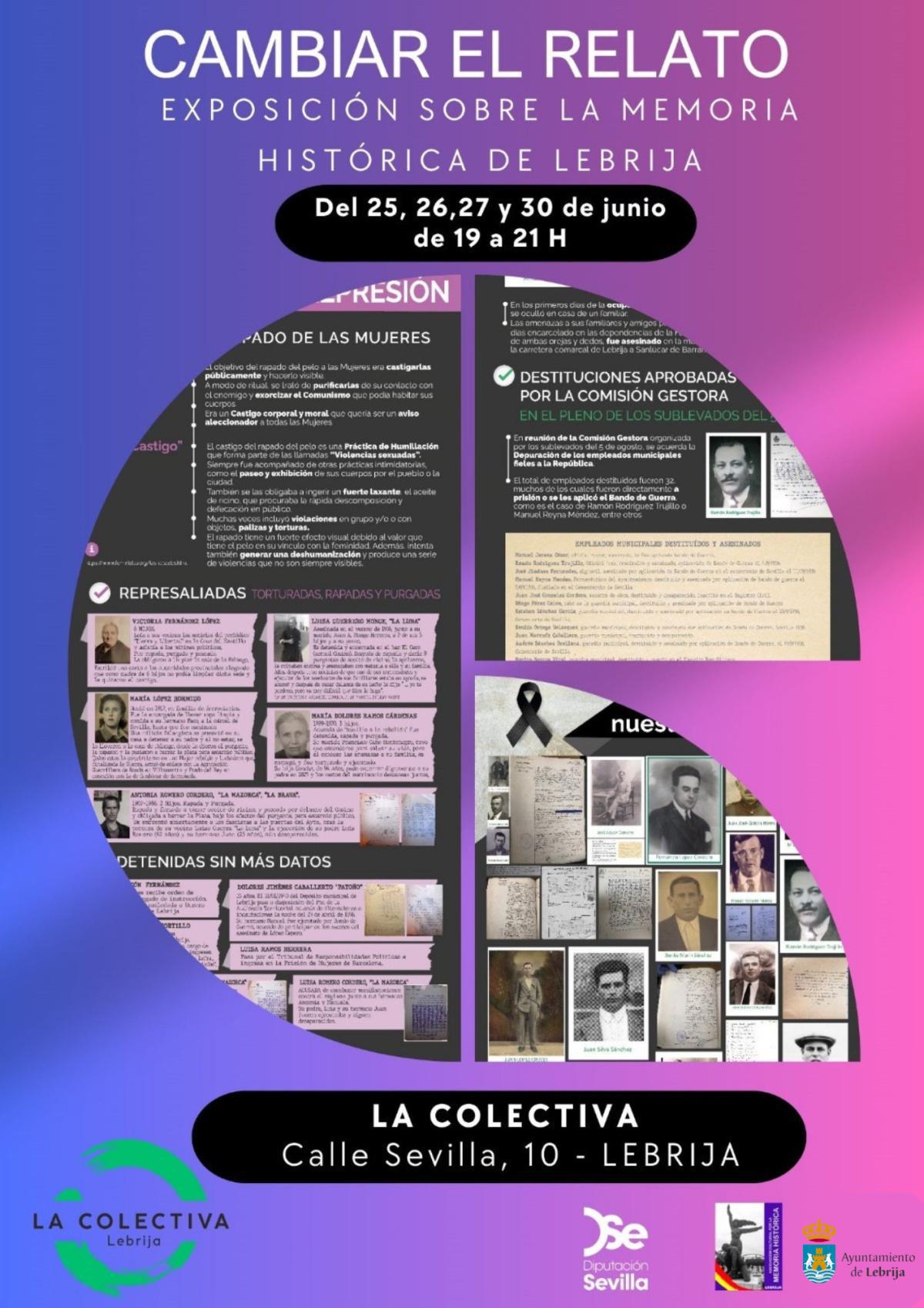 Este miércoles se inaugura la exposición sobre Memoria Histórica en Lebrija