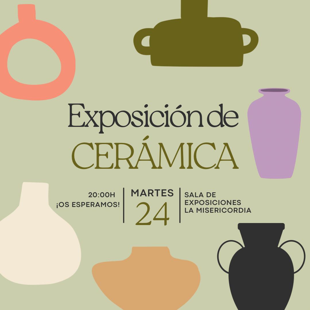 Del 24 al 26 de junio se expondrán los trabajos del Taller de Cerámica