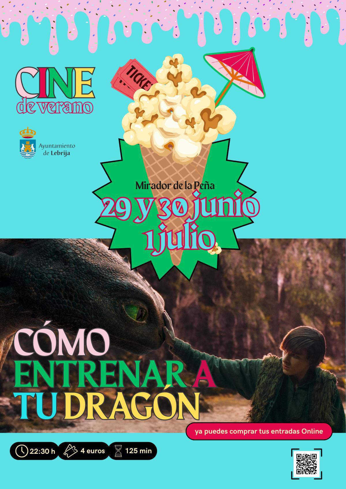 CINE - Cómo entrenar a tu dragón /// 29 y 30 junio y 1 julio. 22:30 h.