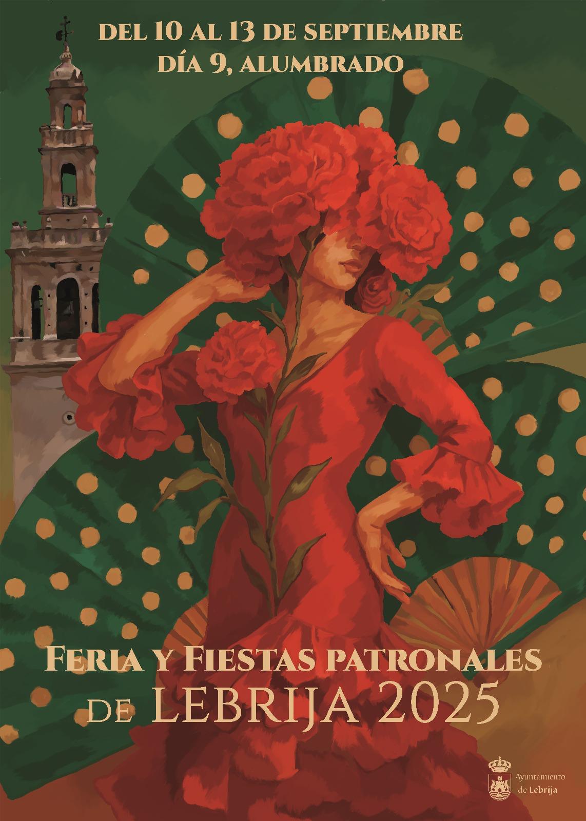 Presentado el cartel de la Feria y Fiestas Patronales de Lebrija de 2025