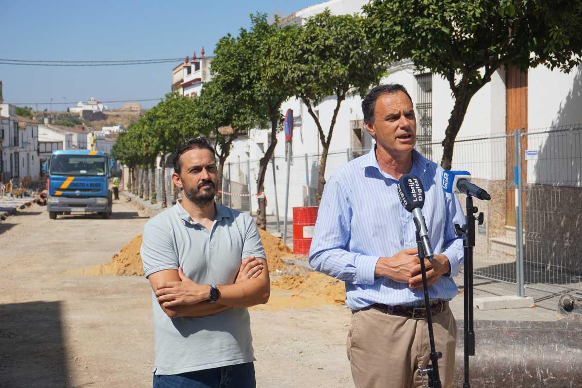 Las obras que el Ayuntamiento ejecuta en calle San Francisco permitirán la remodelación de la vía