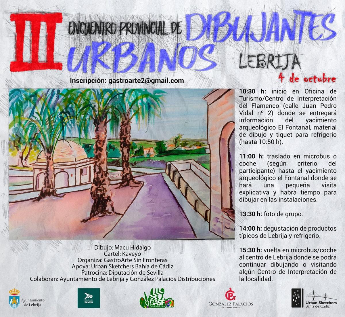 Lebrija acogerá el III Encuentro de Dibujantes Urbanos el próximo 4 de octubre