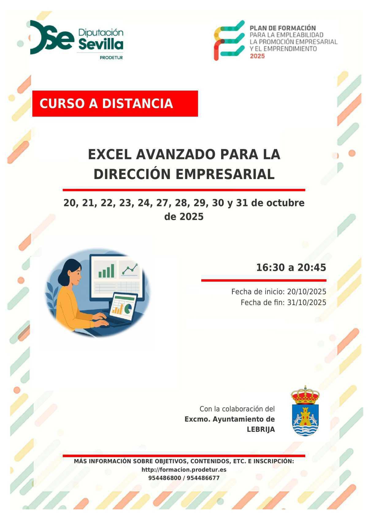 Abierto el plazo de inscripción para participar en un curso sobre el uso de Excel