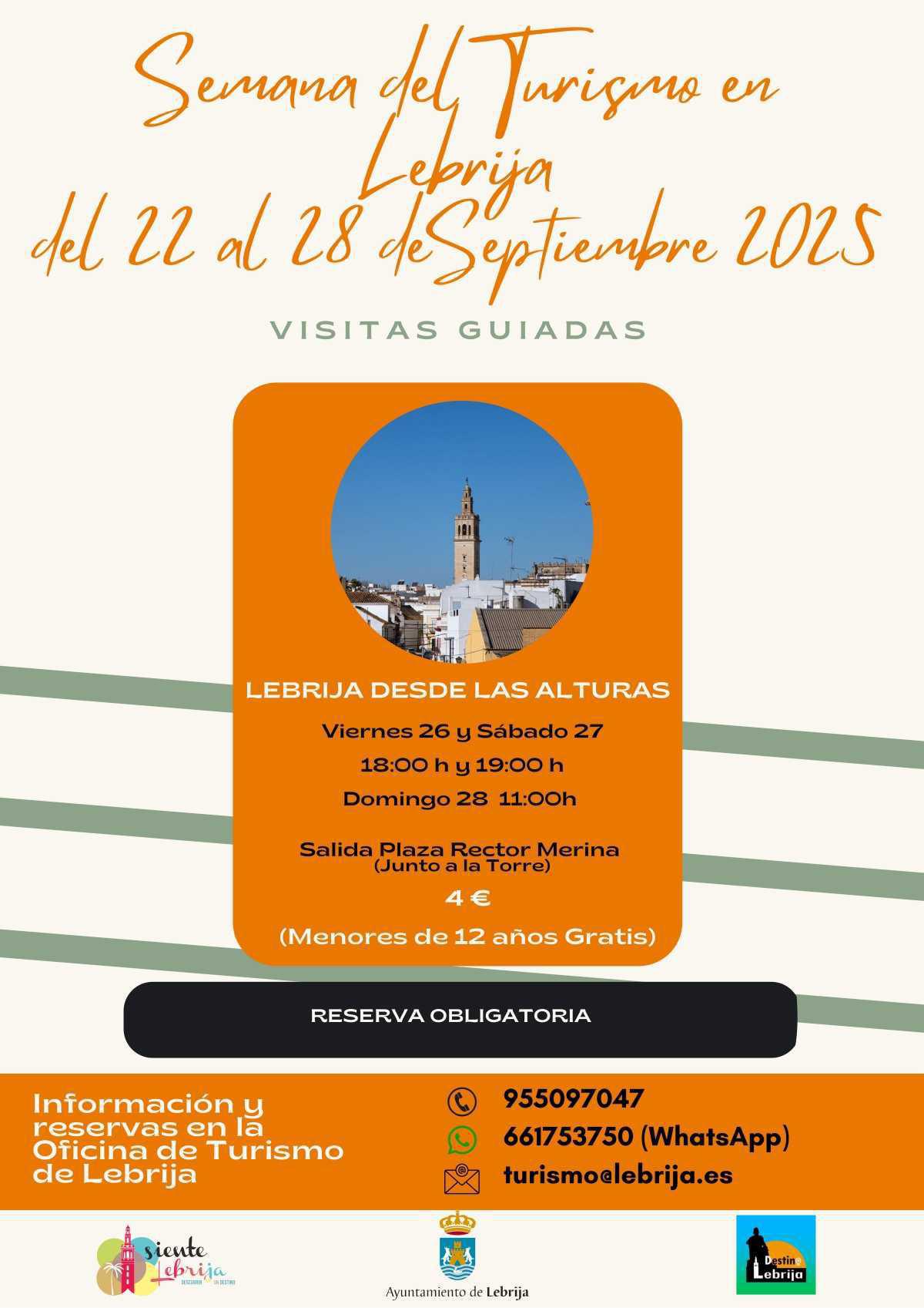 Semana del Turismo en Lebrija del 22 al 28 de septiembre de 2025