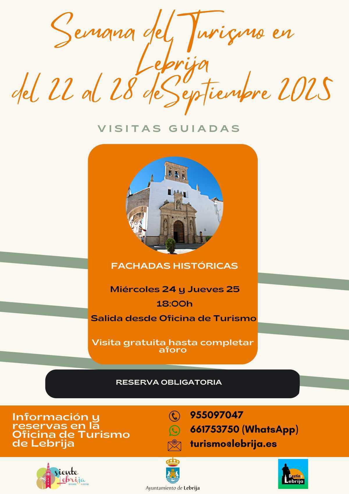 Semana del Turismo en Lebrija del 22 al 28 de septiembre de 2025