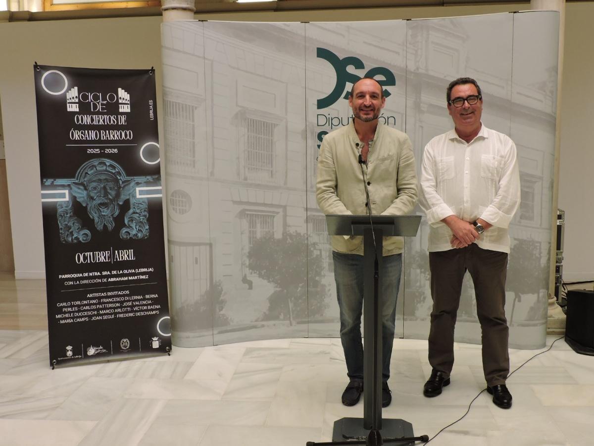 La Diputación de Sevilla acoge la presentación del nuevo Ciclo de Órgano Barroco de Lebrija