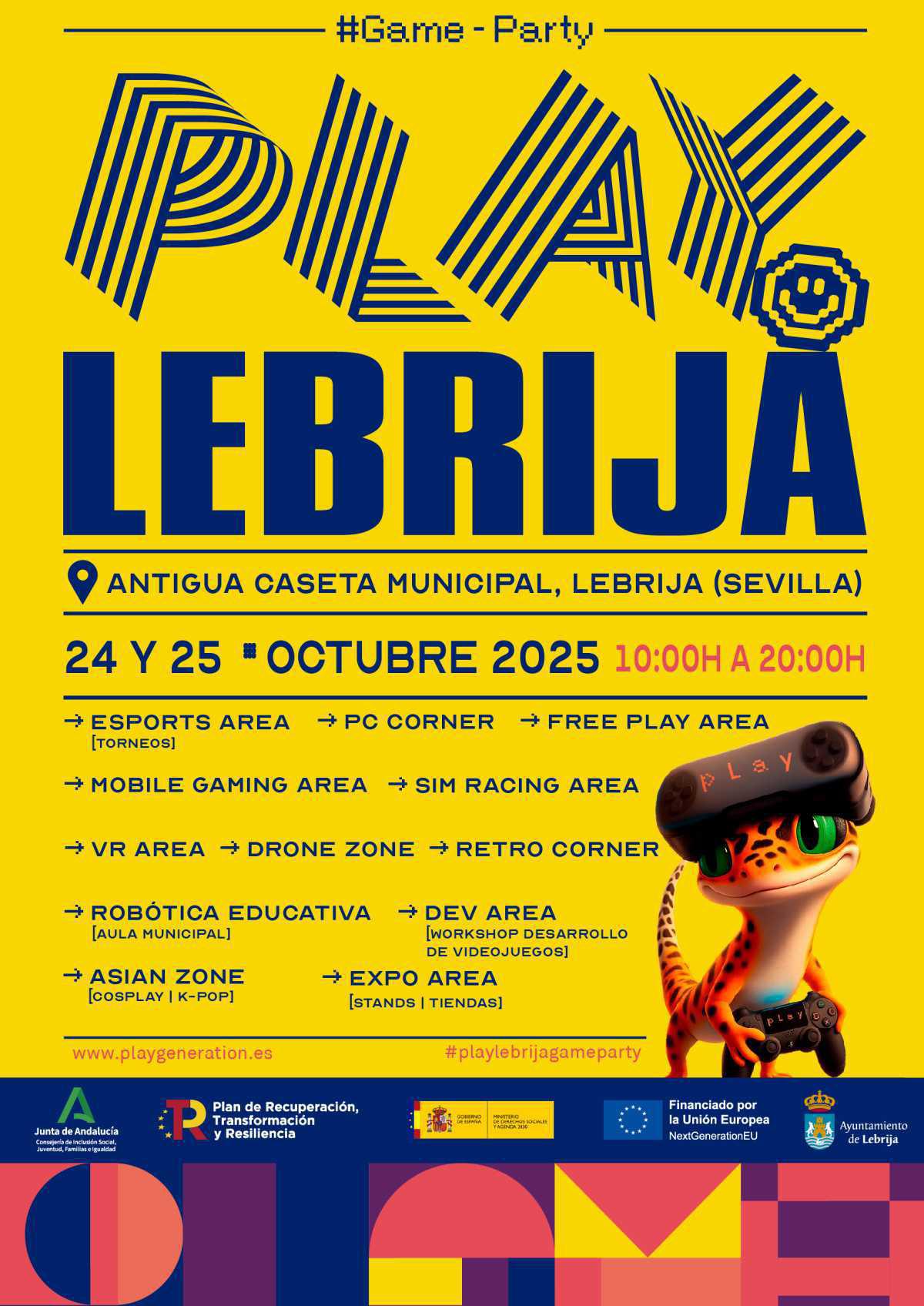 Nueva edición de Play Lebrija, un evento de ocio digital dirigido especialmente a jóvenes Nueva edición de Play Lebrija, un evento de ocio digital dirigido especialmente a jóvenes